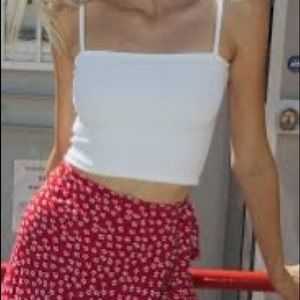 Brandy white faye tank